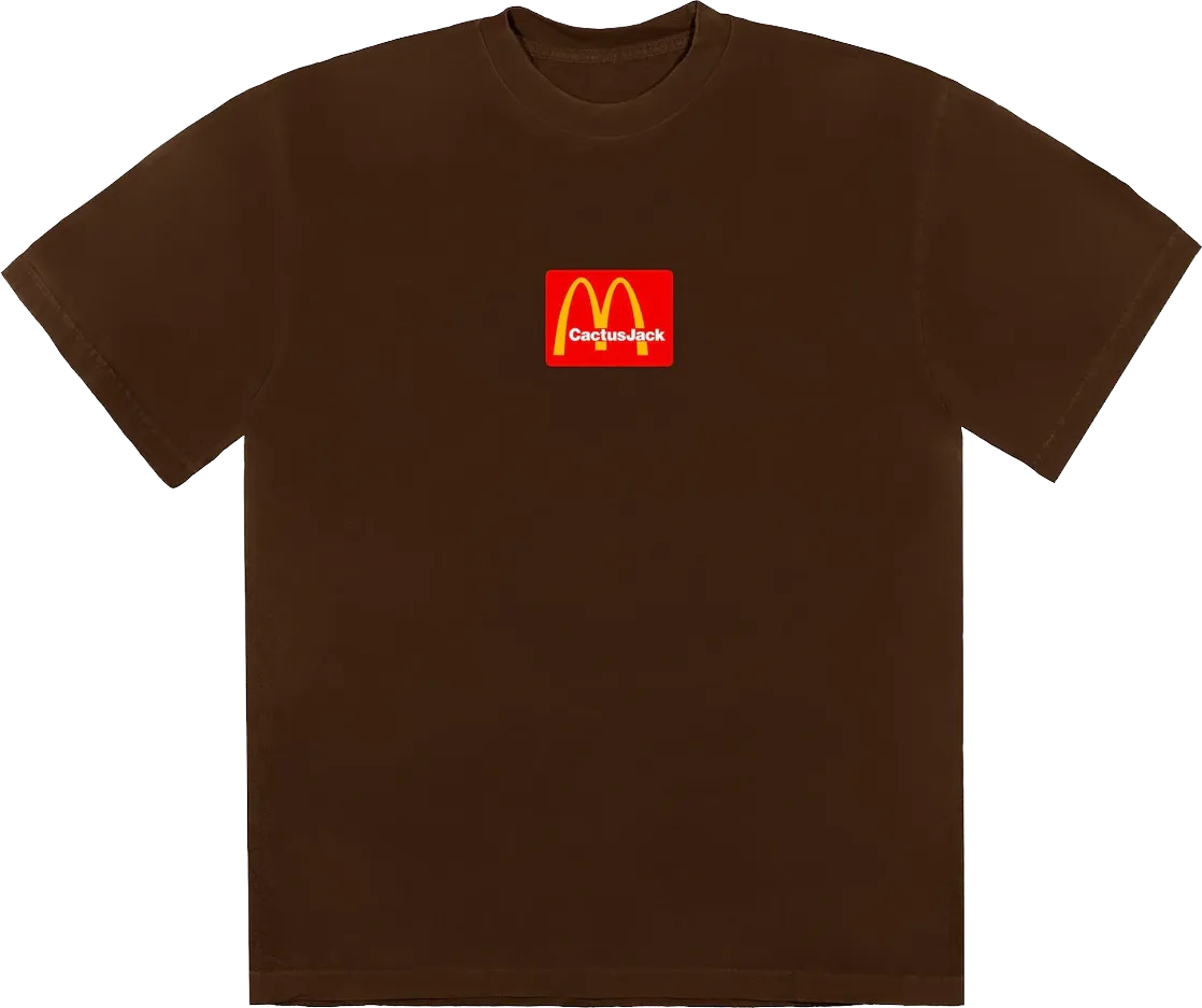 Travis Scott x McDonald's Sesame III T-shirt Brown (US M)